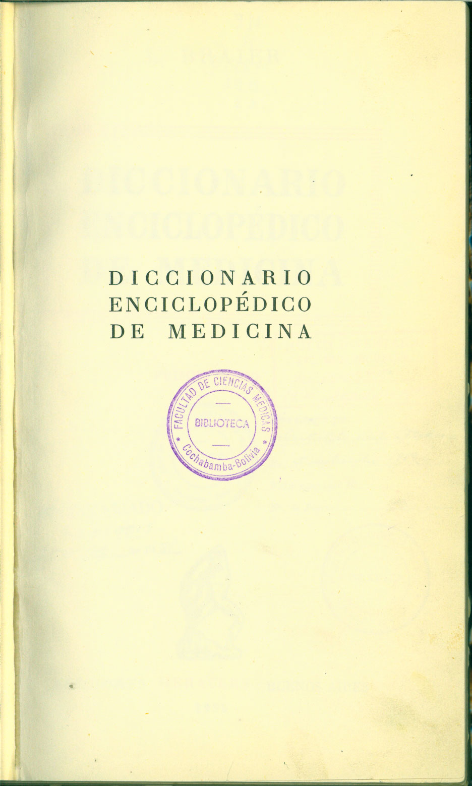Diccionario enciclopedico de medicina