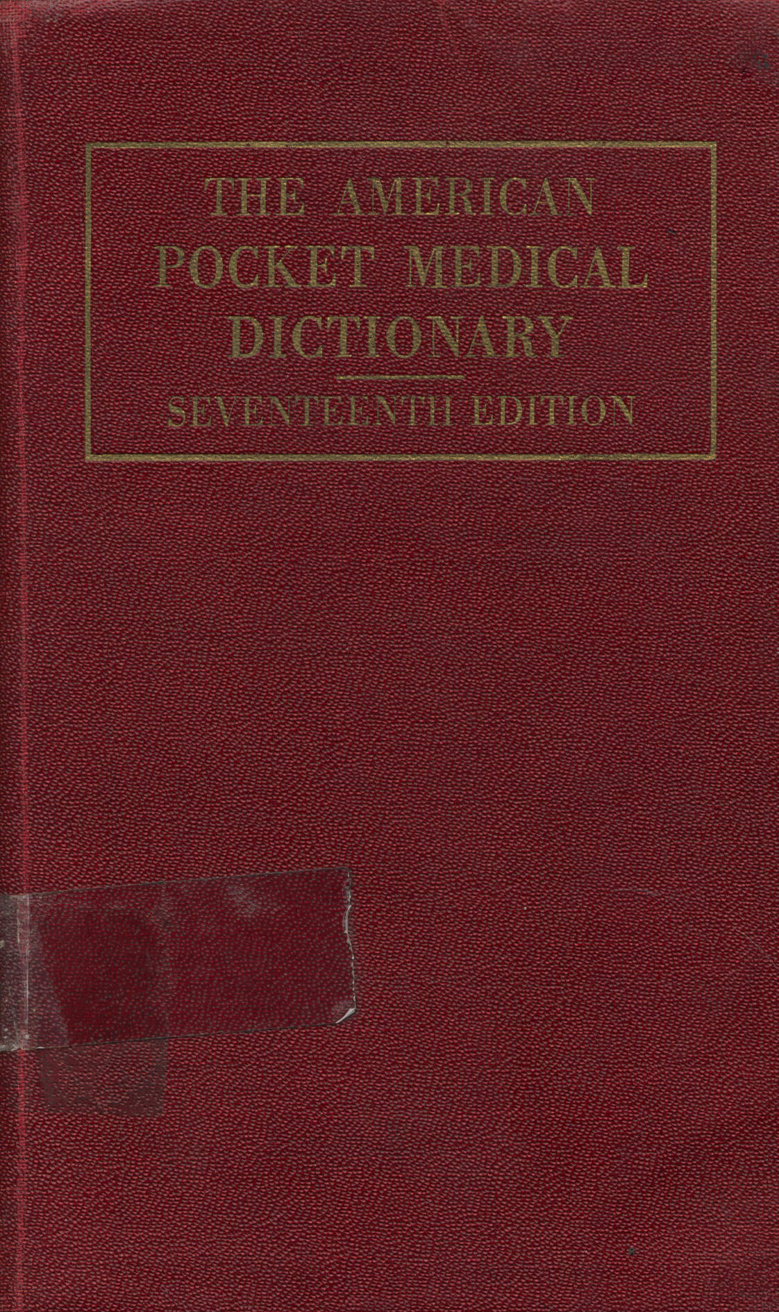 American pocket medical dictionary