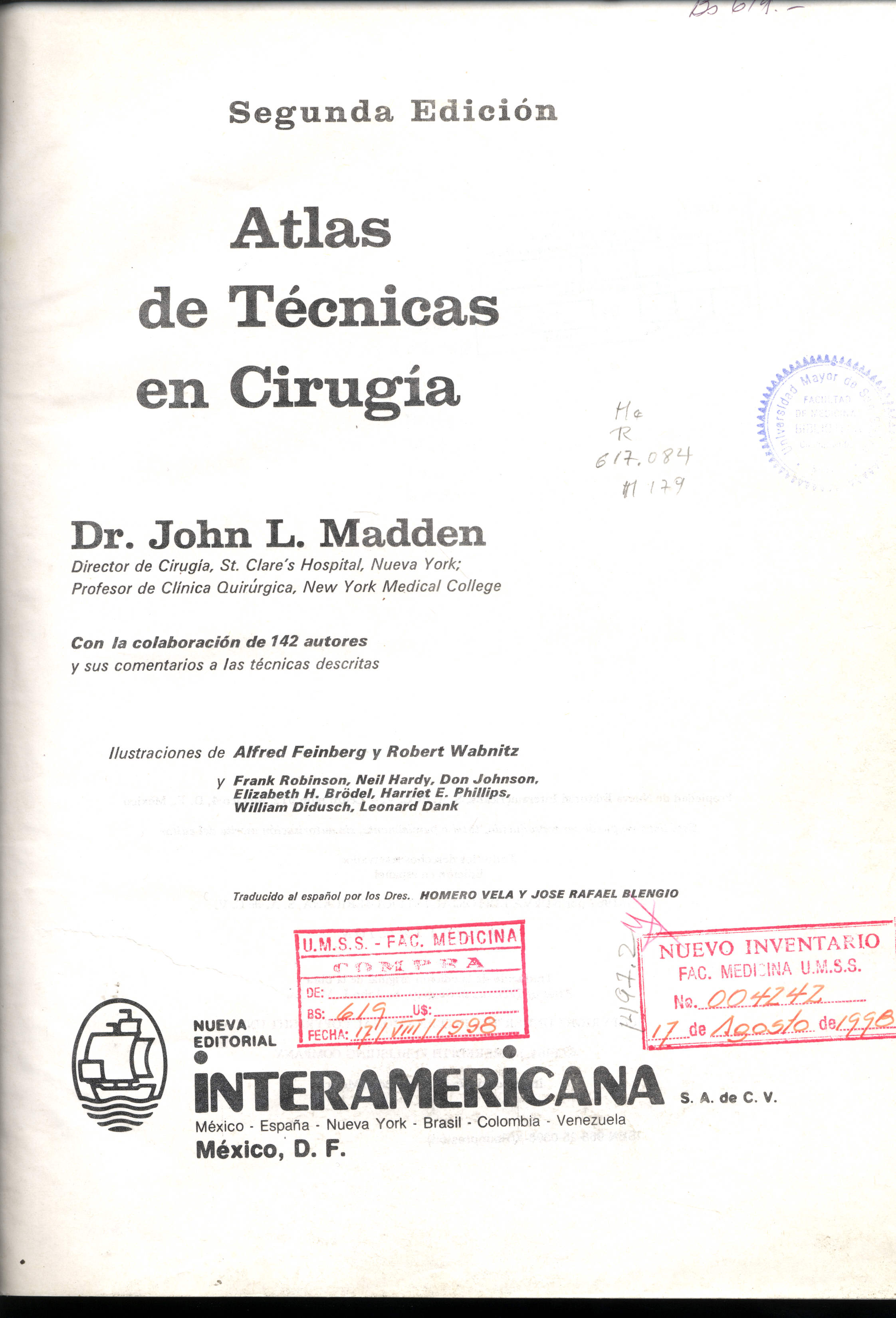 Altas de tecnicas en Cirugia