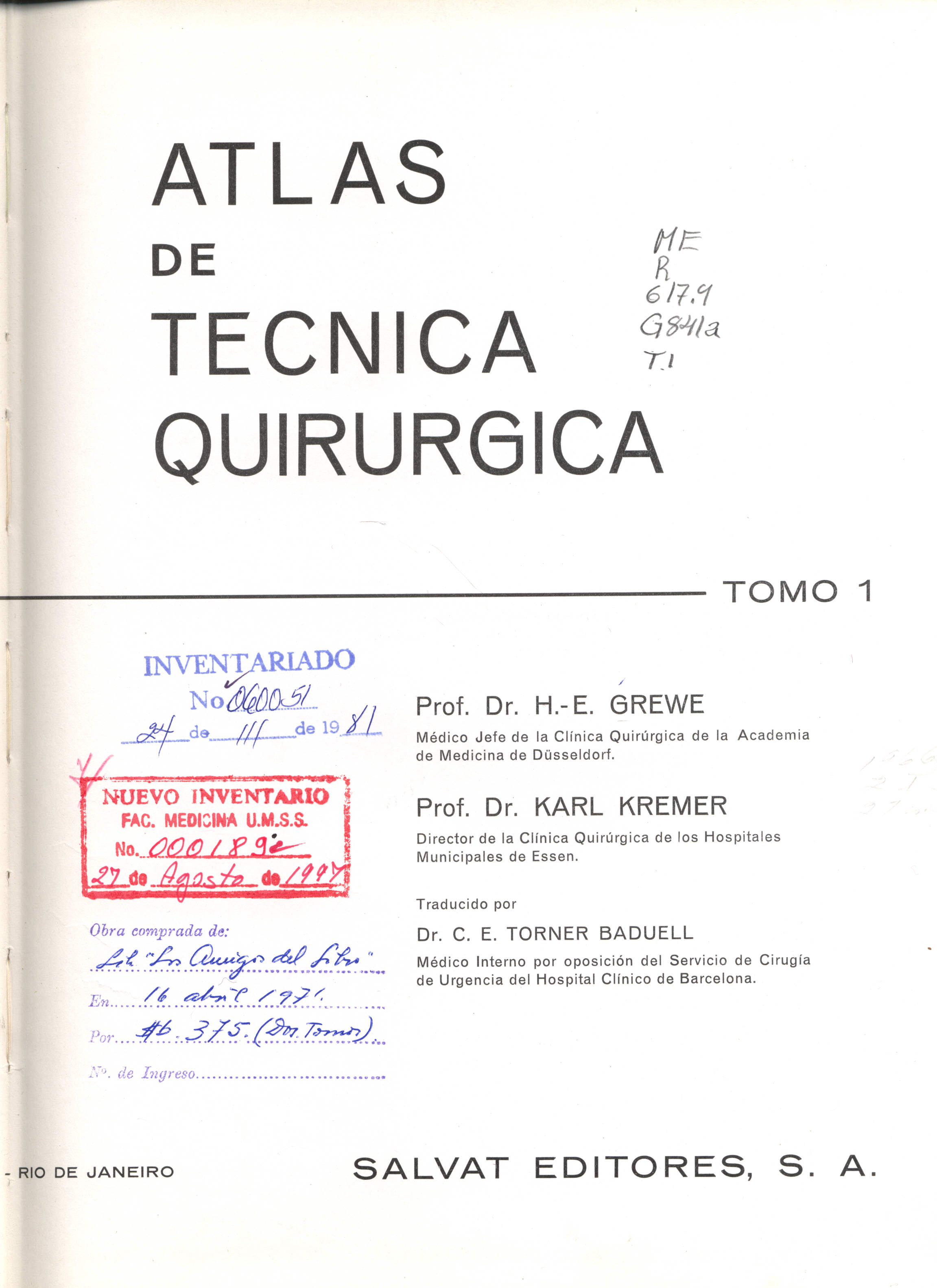 Atlas de tecnica quirurgica