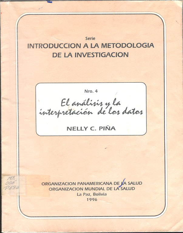 Introducción a la metodologia de la investigación; El analisis y la interpretación de los datos Nº 4
      <i>es</i>
