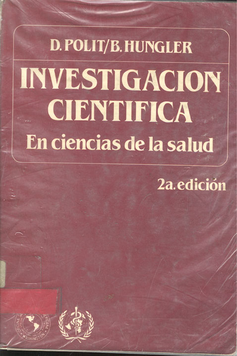 Investigación cientifica en ciencias de la salud