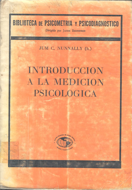 Introducción a la medición psicologica
      <i>es</i>