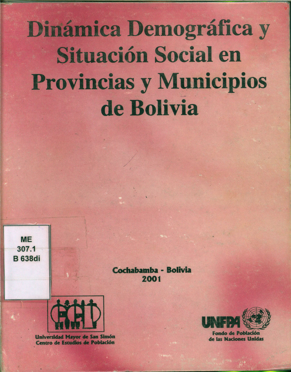 Dinamica demografica y situacion social en provincias y municipios de Bolivia
      <i>es</i>
