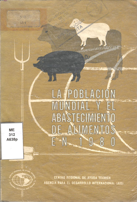 La poblacion mundial y el abastecimiento de alimentos en 1980