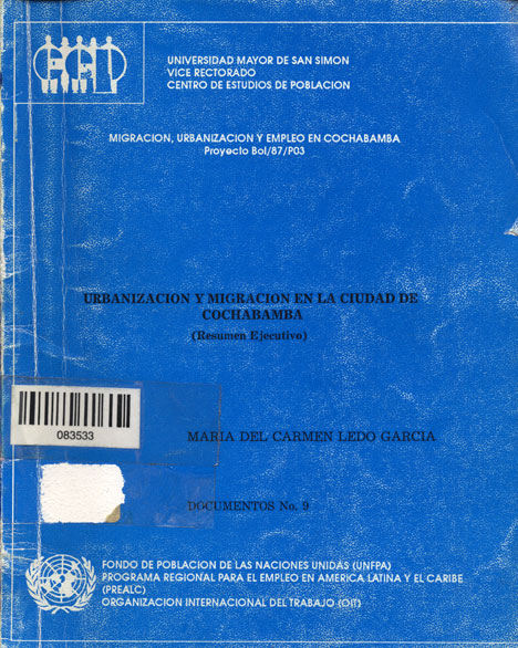 Urbanización y migración en la ciudad de Cochabamba