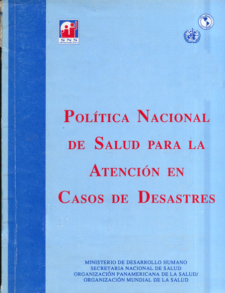 Política nacional de salud para la atención en casos de desastre