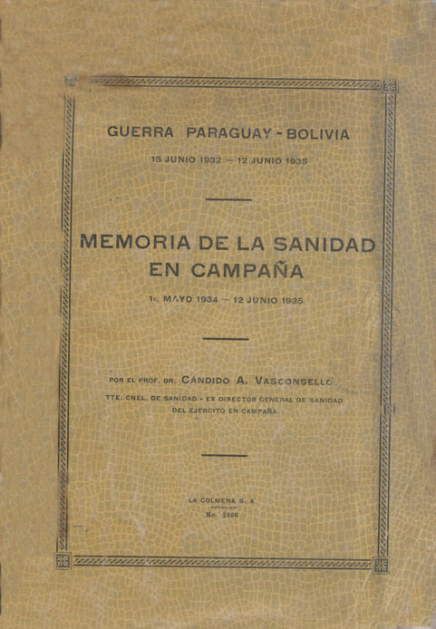 Memoria de la sanidad en campaña