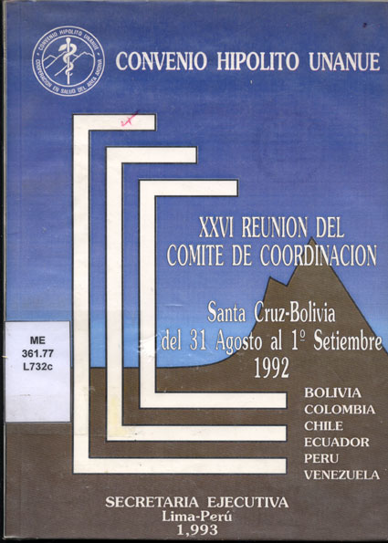 XXVI Reunión del comite de coordinación
      <i>es</i>