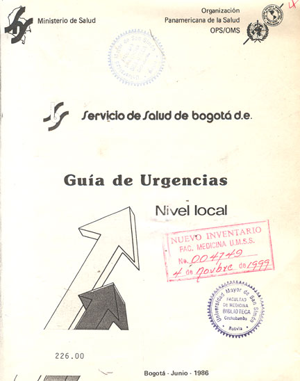Guia para la atención de urgencia en el nivel local