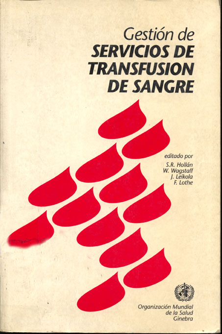 Gestión de servicios de transfusión de sangre