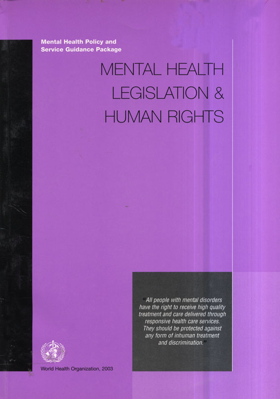 salud mental: Legislación y derechos humanos