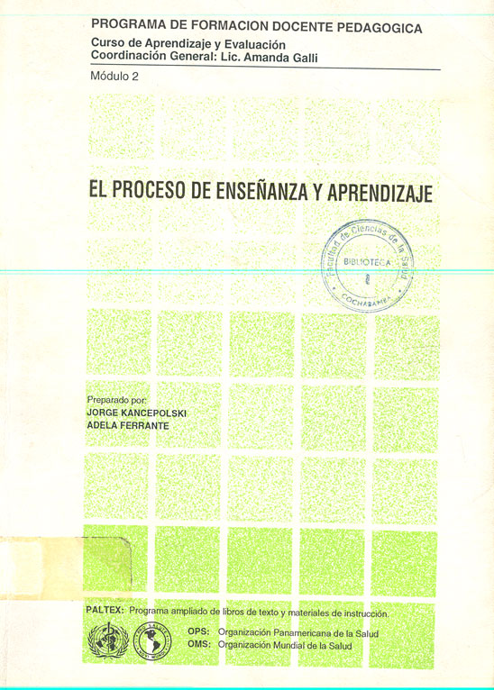 El proceso de enseñanza y aprendizaje
