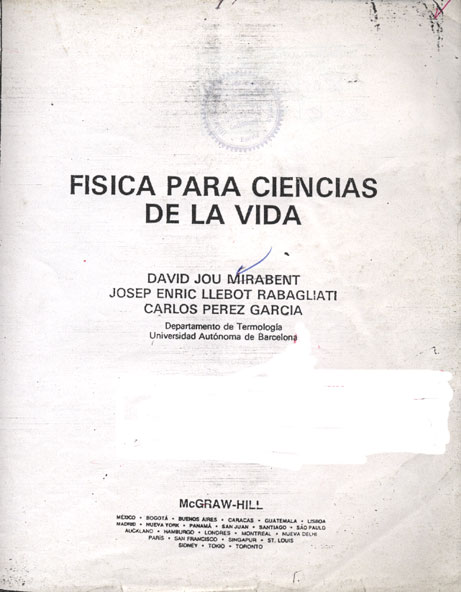 Fisica para ciencias de la vida