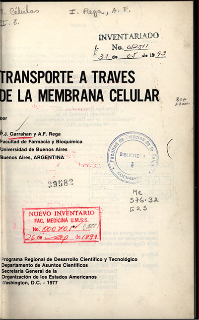 Transporte a travès de la membrana celular