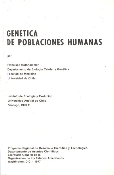 Genetica de poblaciones humanas