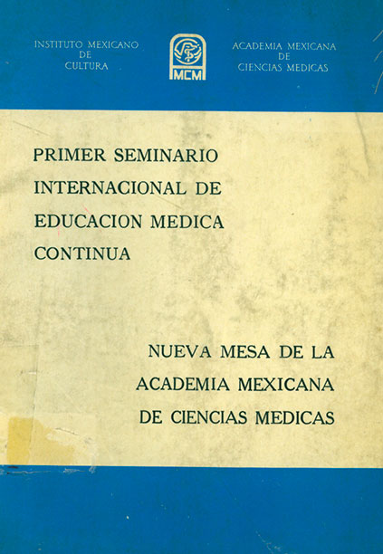Seminario internacional de educación medica continua.1