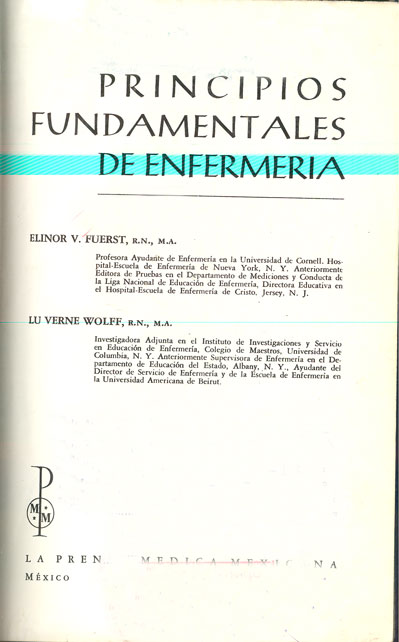Principios fundamentales de enfermeria