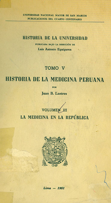 Historia de la medicina peruana