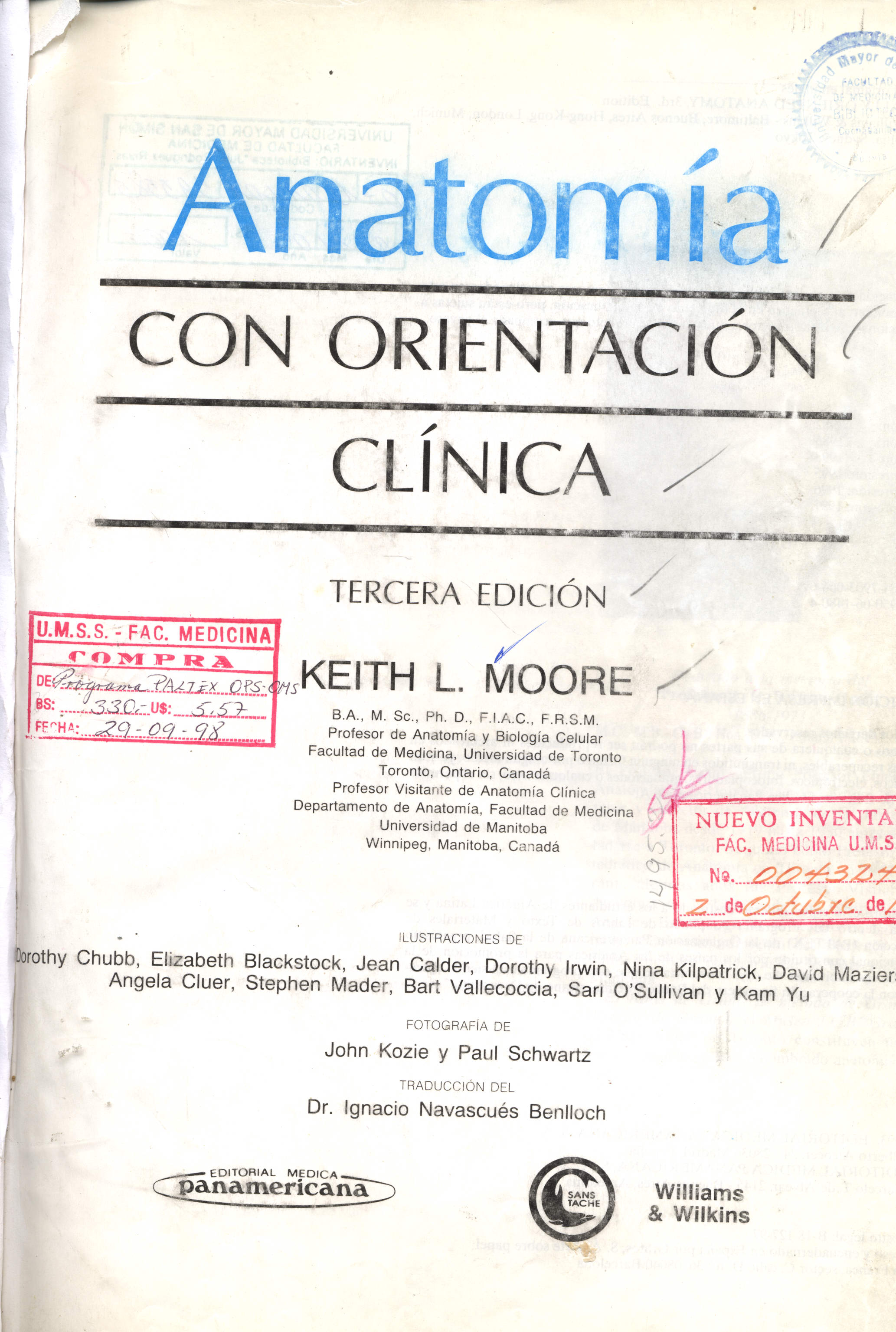 Anatomia con orientación clinica