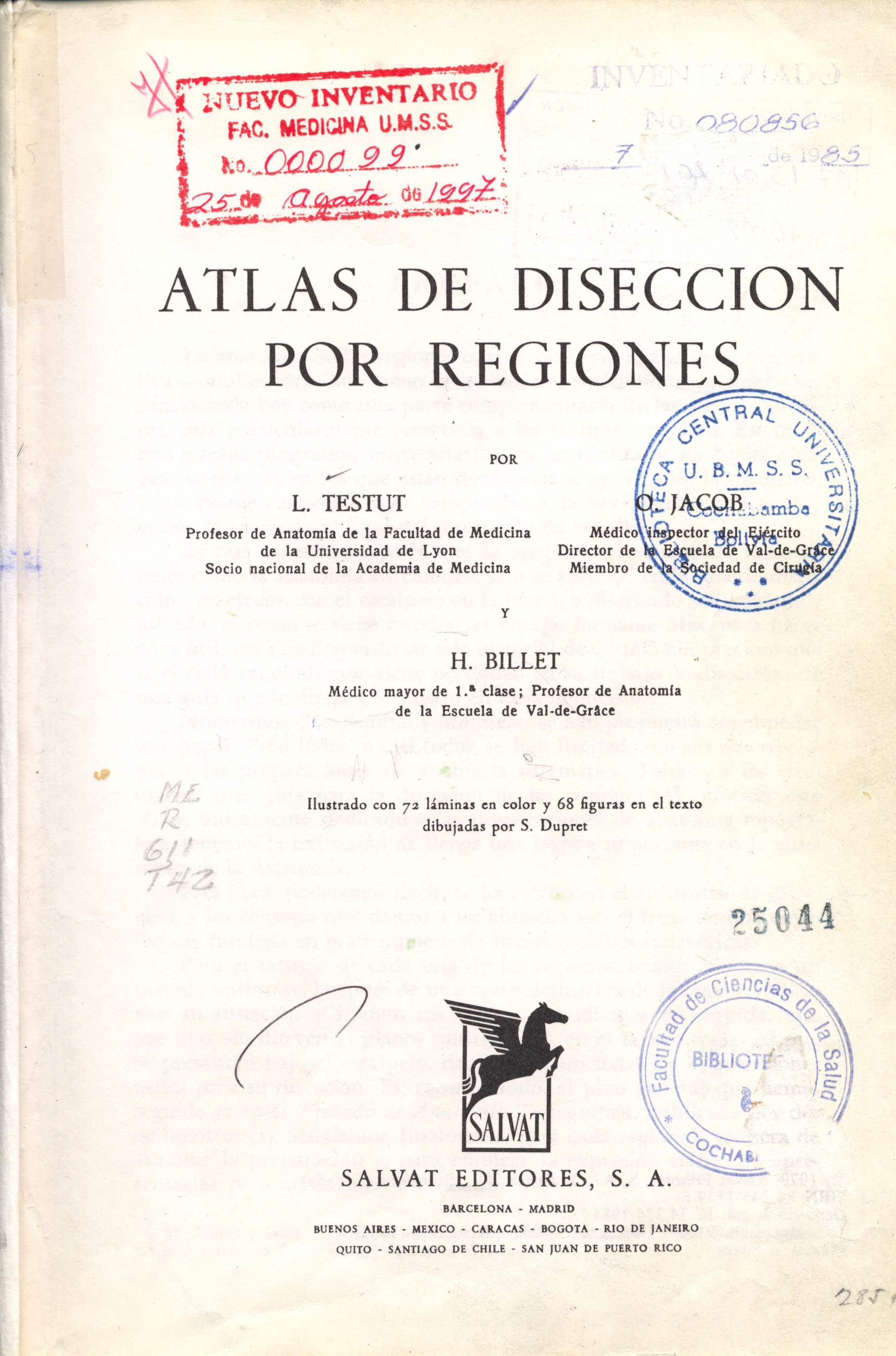Atlas de disección por regiones