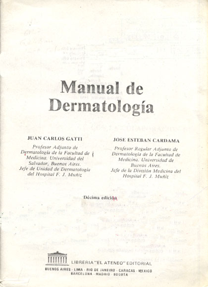Manual de dermatologia