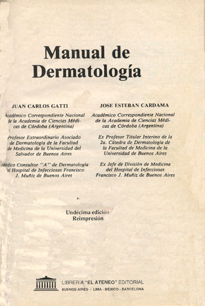 Manual de dermatologia