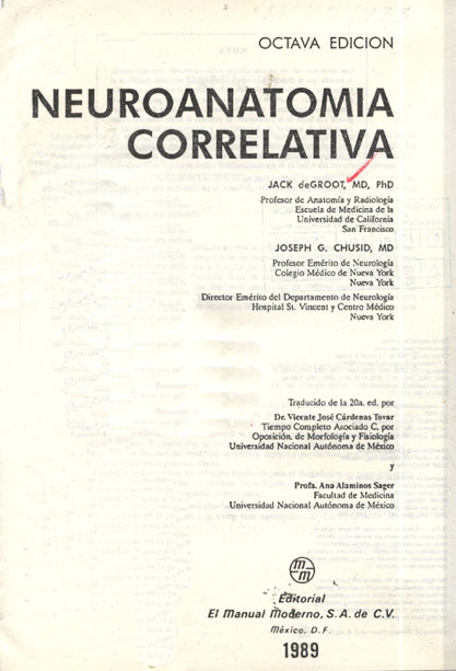 Neuroanatomia correlativa