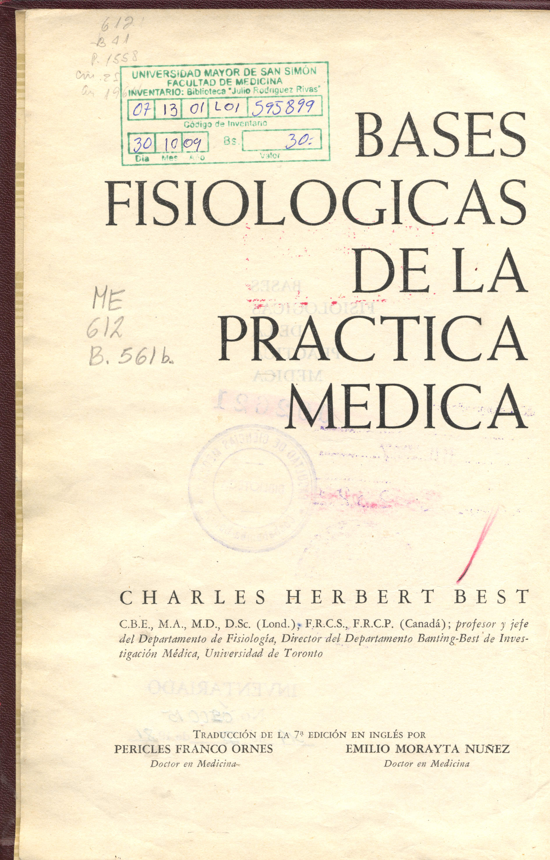 Bases fisiológicas de la practica medica
