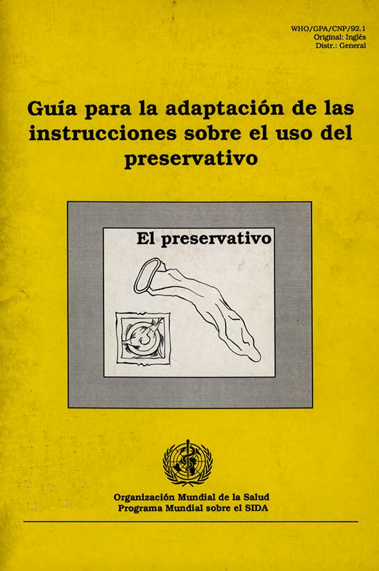 Guia para la adaptación de las instrucciones sobre el uso del preservativo