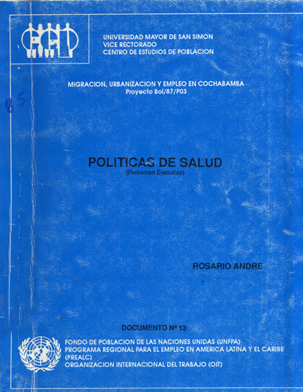 Políticas de Salud ( Resumen Ejecutivo)