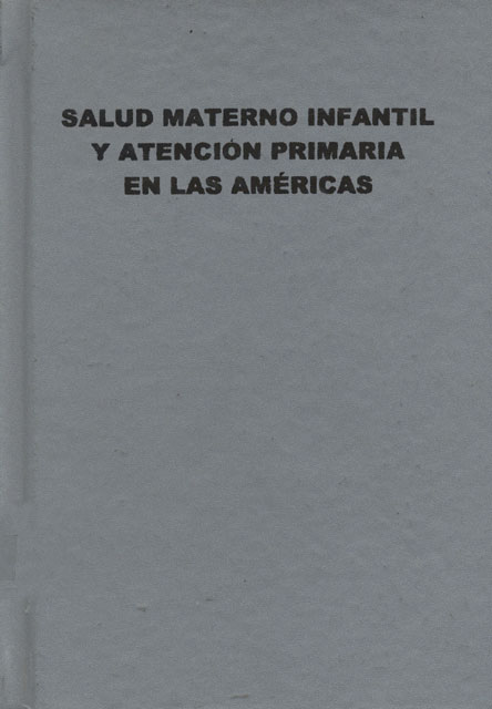 Salud materno infantil y atención primaria en las americas