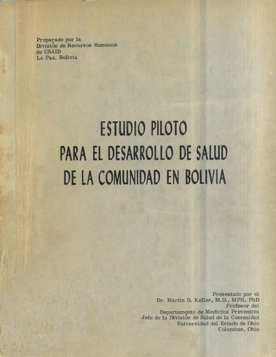 Estudio Piloto para el Desarrollo de Salud de la Comunidad en Bolivia