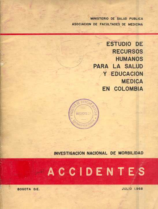 Estudio de recursos humanos para la salud y educación medica en Colombia