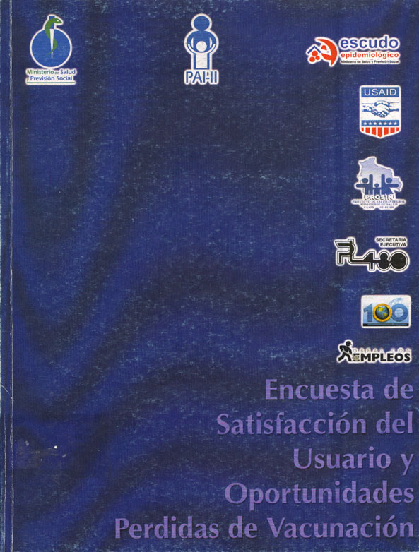 Encuesta de Satisfaccion del Usuario y Oportunidades Perdidasde Vacunacion