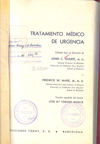 Tratamiento Medico de Urgencia