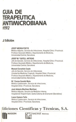 Guia terapeútica antimicrobiana