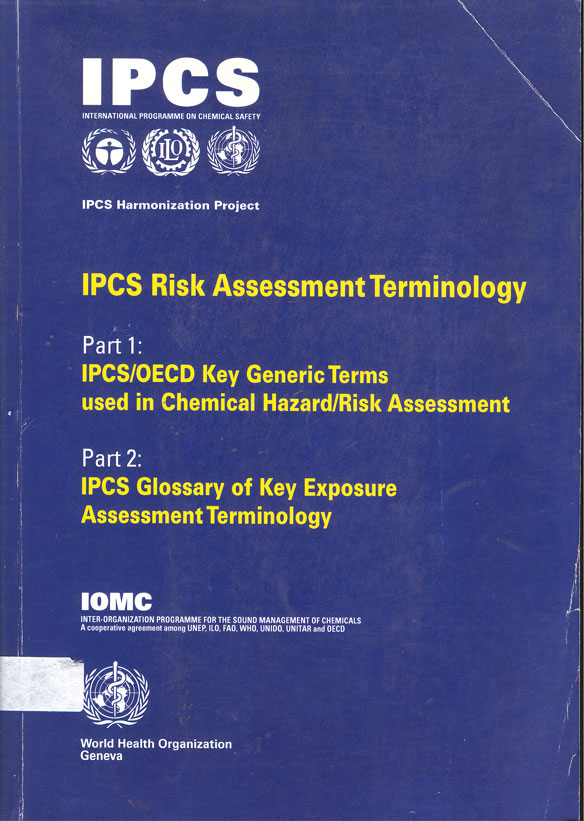 IPCS Risk Assessment Terninology