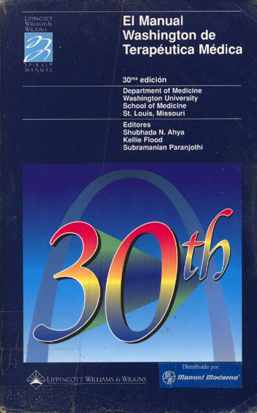 El manual Washington de terapeutica medica