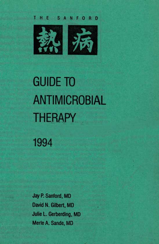 Guide to antimicrobial therapy