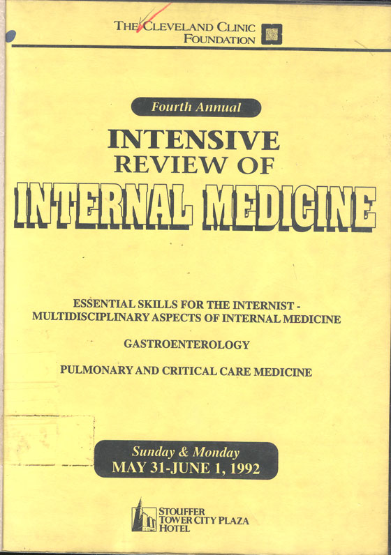 Intensive review of Internal medicine
