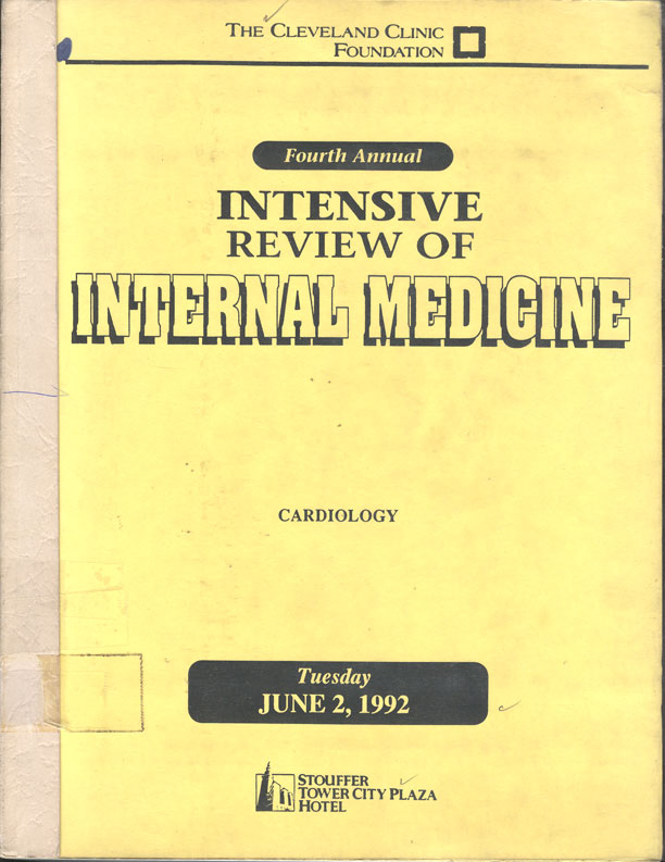 Intensive review of Internal medicine: Cardiology
