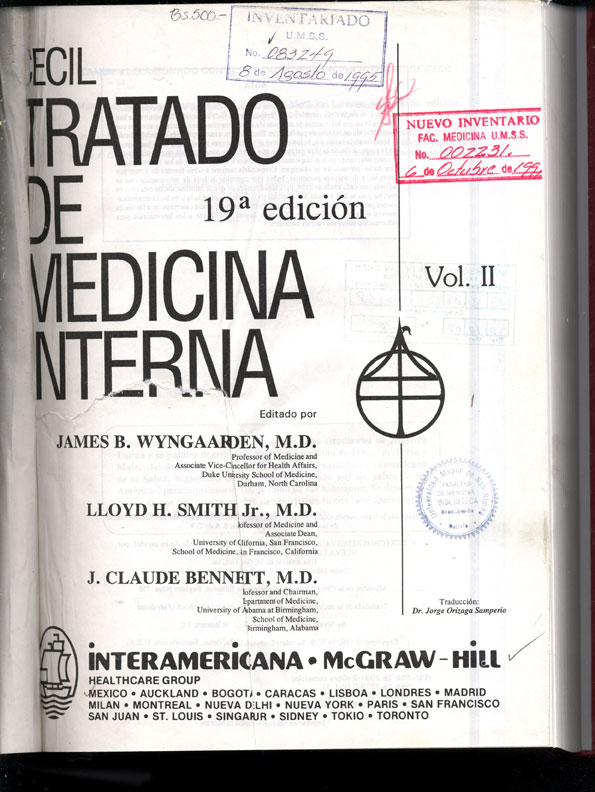 CECIL Tratado de medicina interna