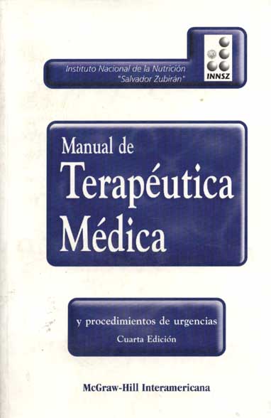 Manual de terapeutica medica