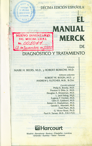 El Manual Merck de diagnostico y tratamiento