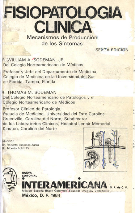 Fisiopatologia Clinica. Mecanismo de produccion de los sintomas