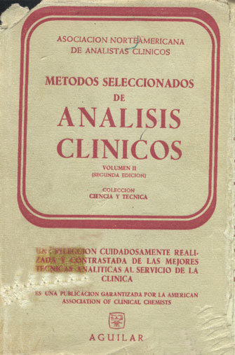 Métodos seleccionados de análisis clínicos