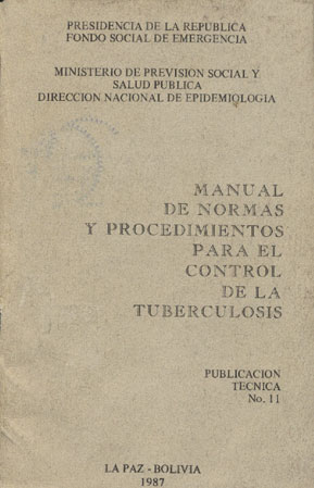 Manual de normas y procedimientos para el control de la tuberculosis