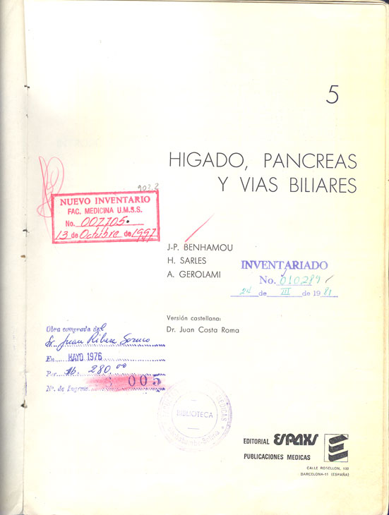 Higado, pancreas y vias biliares