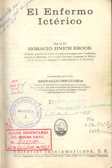 El enfermo icterico
